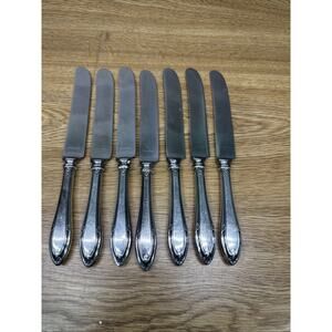 Vintage Gorham Dinner Knives Stainless Steel 8-3/8” ~ Set Of 7
